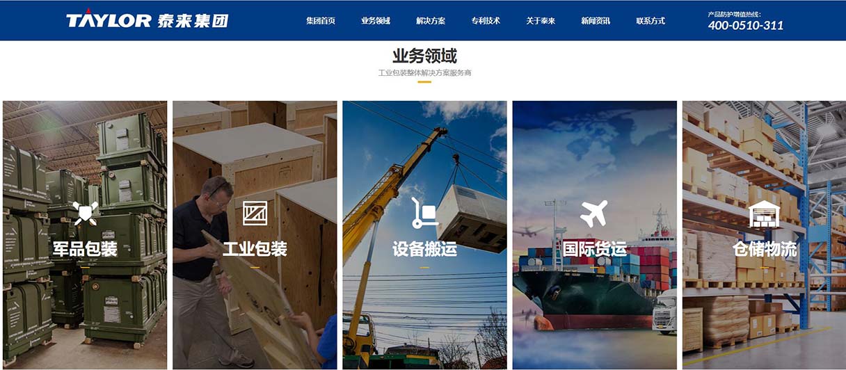泰來集團網站建設